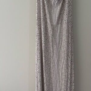 Leopard Print Maxi Skirt